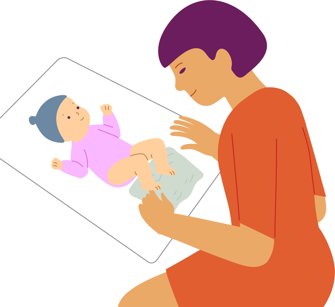Crinkly foot play—rustling games with the legs, step 6