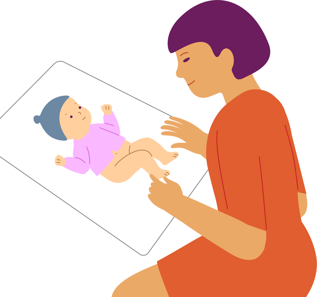 Foot play—experiencing the sensation of support through the feet, step 2