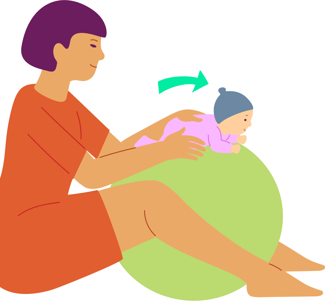 Rocking on a ball, step 2