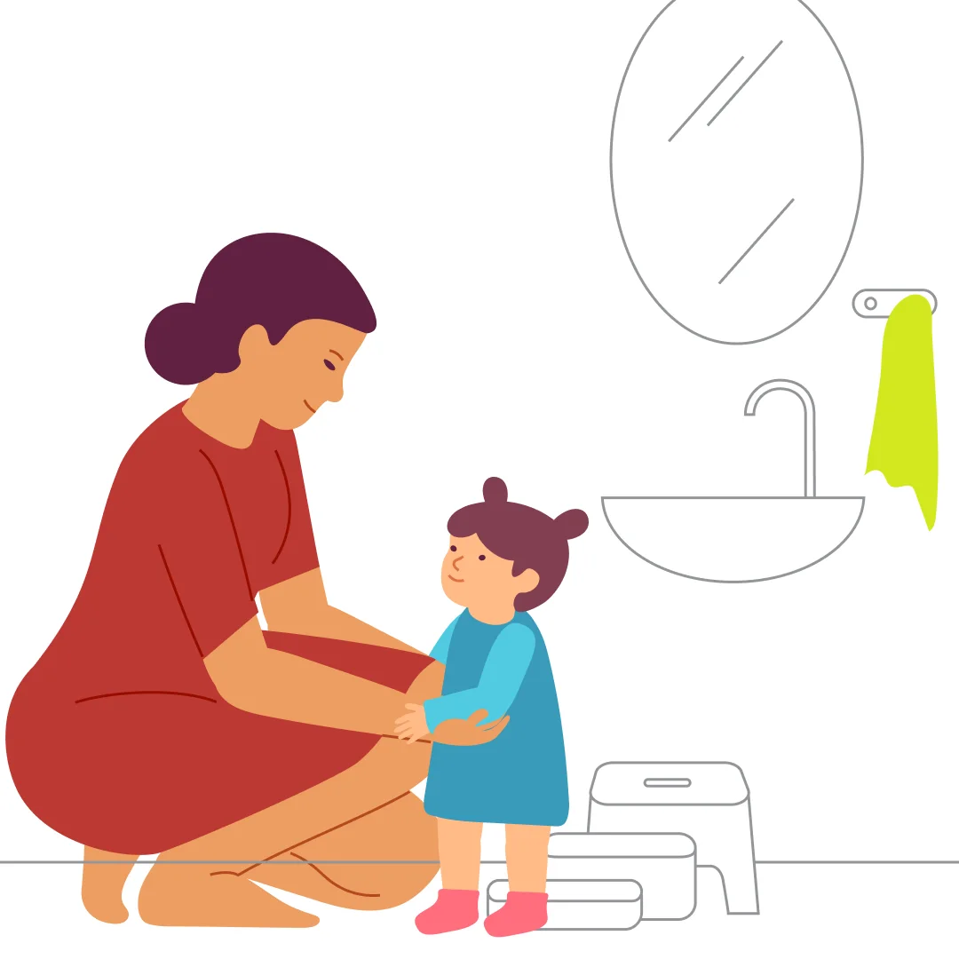 Illustration for “Step by Step”, step 4: Do the same for each additional step.