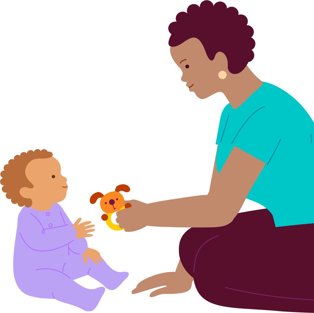 Grab the toy (while sitting), step 4