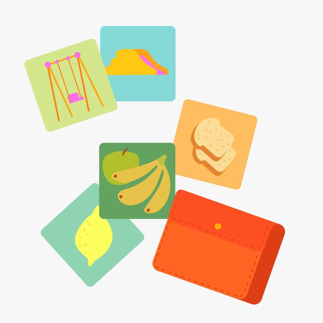 Illustration for “Making Plans for Tomorrow”, step 1: What you need for the activity.