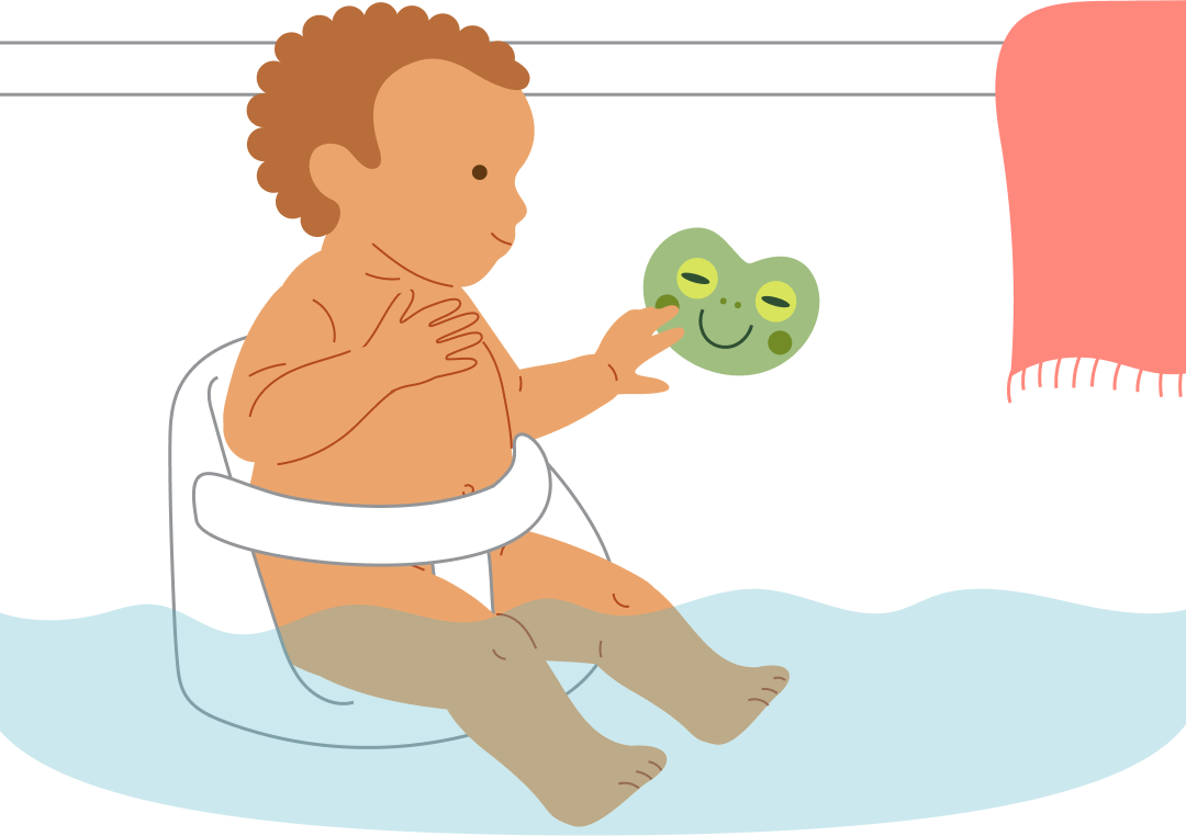 Bathtime—“Splash-splash, step 4