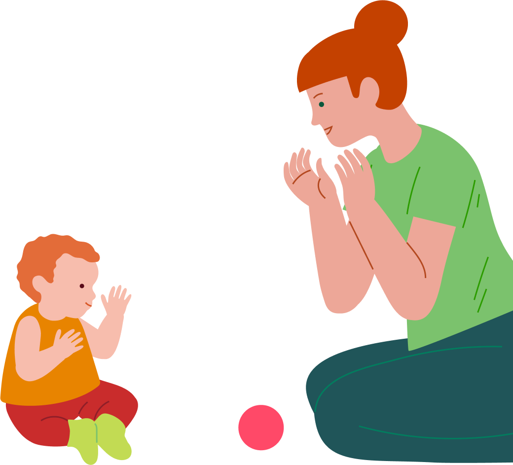 Playing with a ball, step 4