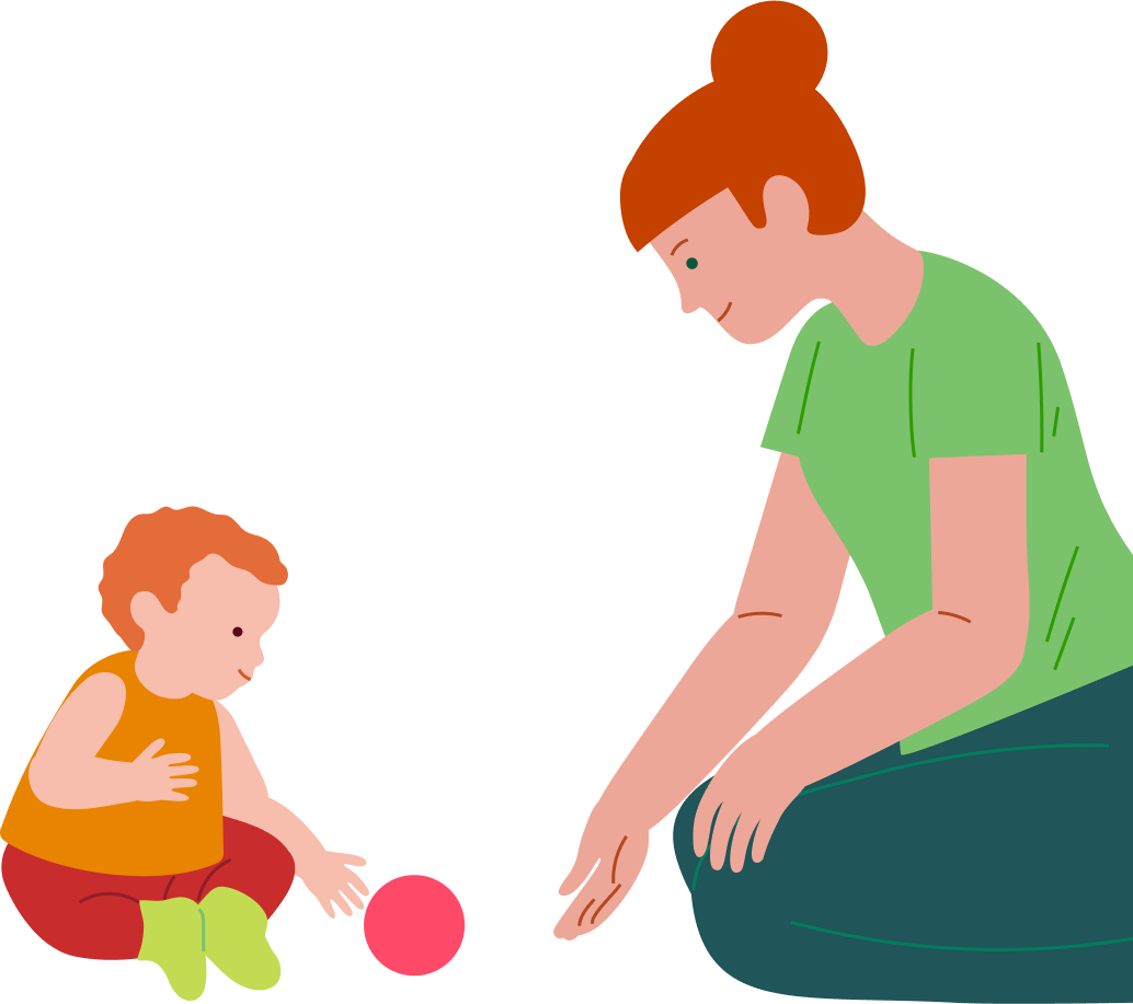 Playing with a ball, step 5