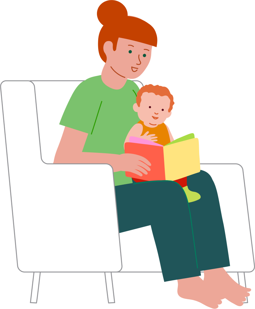 Exploring a “fluffy babies” book with touch-and-feel pages, step 1