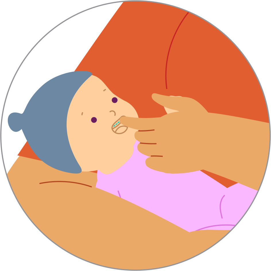 Massage before feeding, step 5